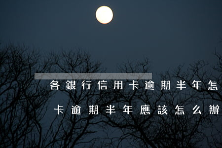 各銀行信用卡逾期半年怎么辦，急需解決！信用卡逾期半年，應該怎么辦？